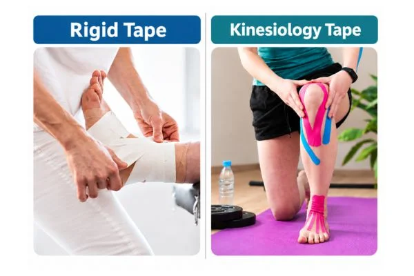 Rigid Tape vs Kinesiology Tape
